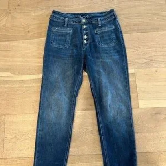 Anthropologie Pilcro and Letterpress jeans high rise slim size 27 - Picture 2 of 12
